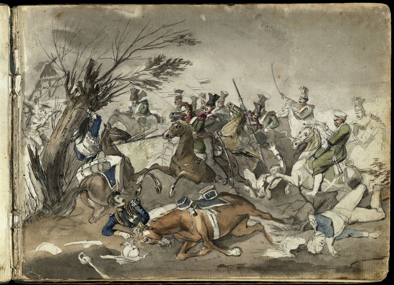 Cena de batalha de Franz Krüger