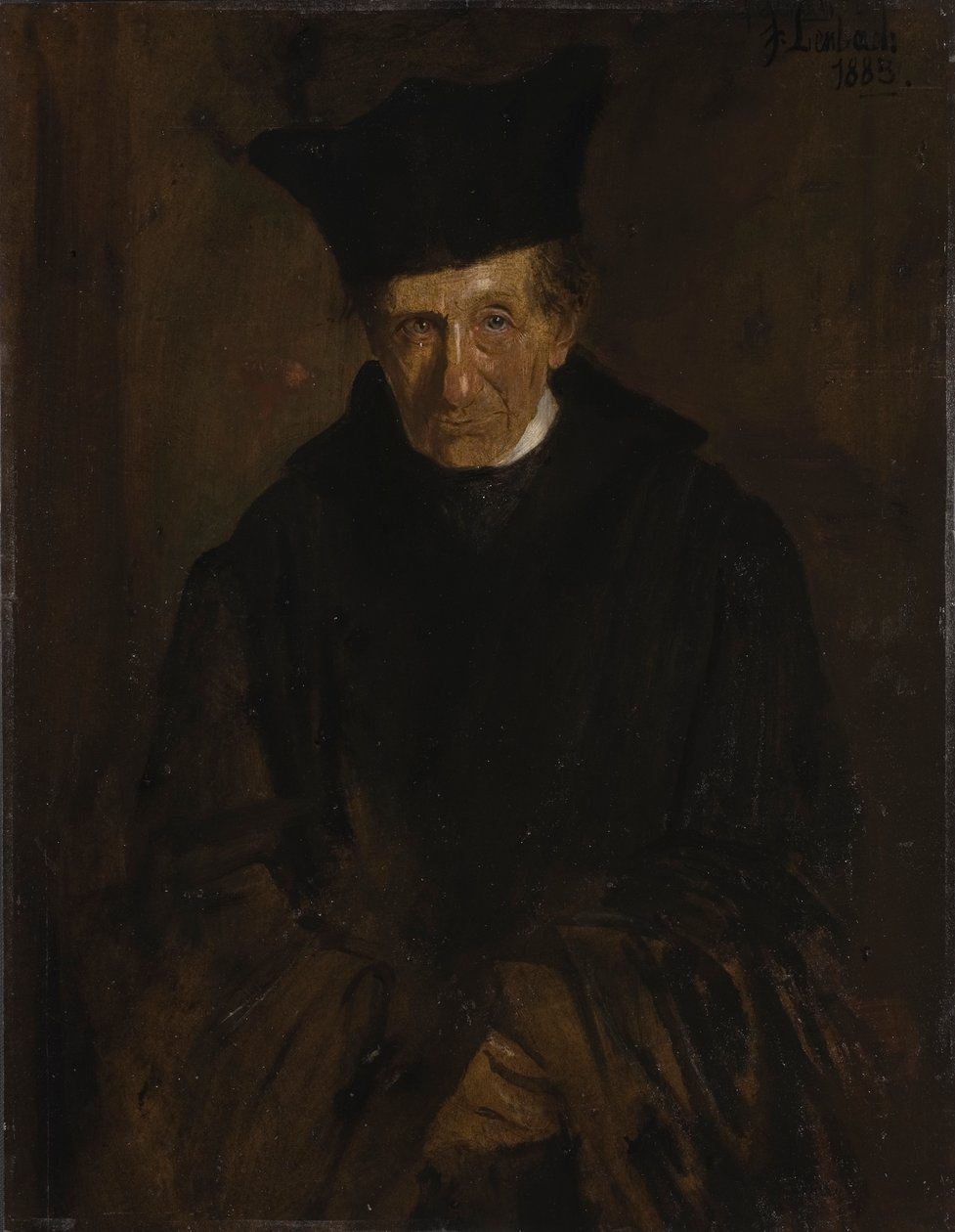 Retrato de Ignaz von Dollinger 1799-1890, 1883. de Franz von Lenbach