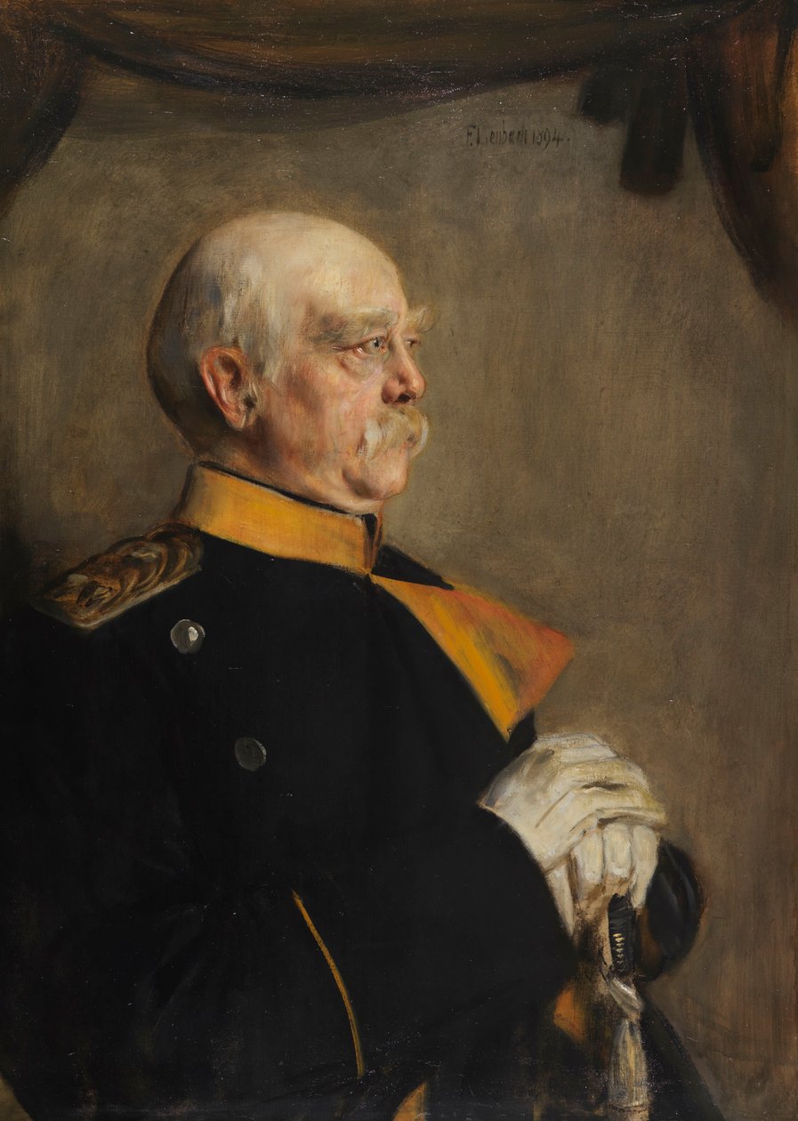 Retrato de Otto von Bismarck 1815-1898, 1894. de Franz von Lenbach