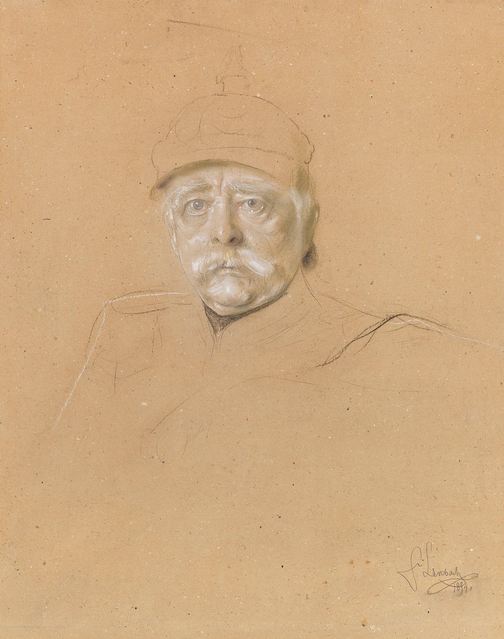Retrato de Otto von Bismarck 1815-1898, 1894. de Franz von Lenbach