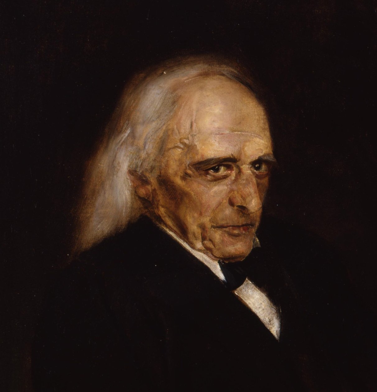 Retrato de Theodor Mommsen 1817-1903 Detalhe, 1897 de Franz von Lenbach