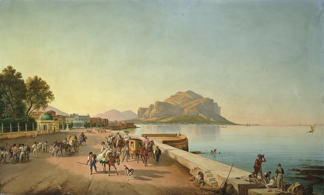 Um passeio em Palermo de Franz Ludwig Catel