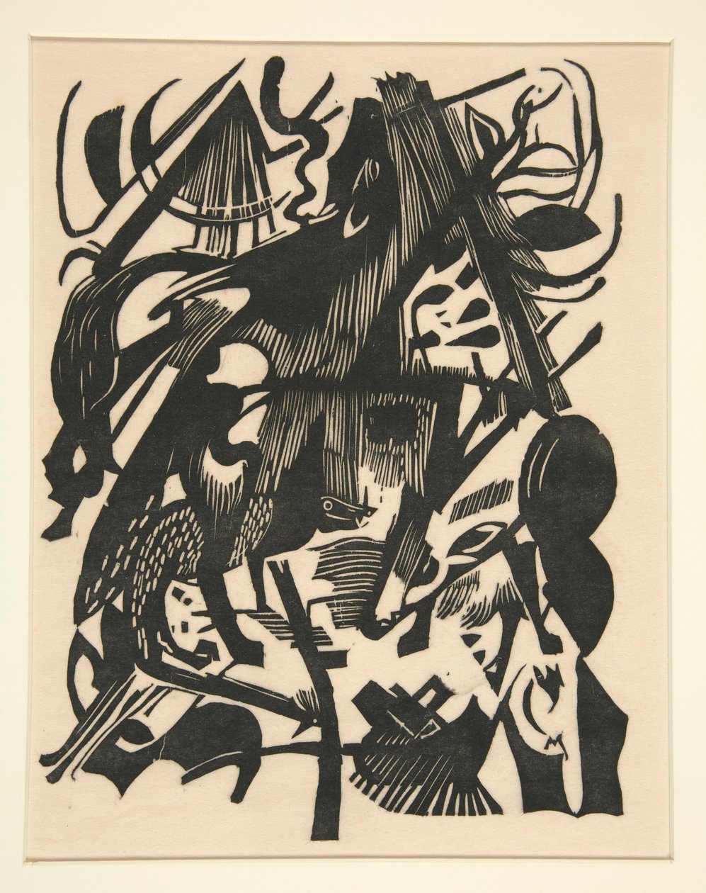 Nascimento dos Lobos. de Franz Marc