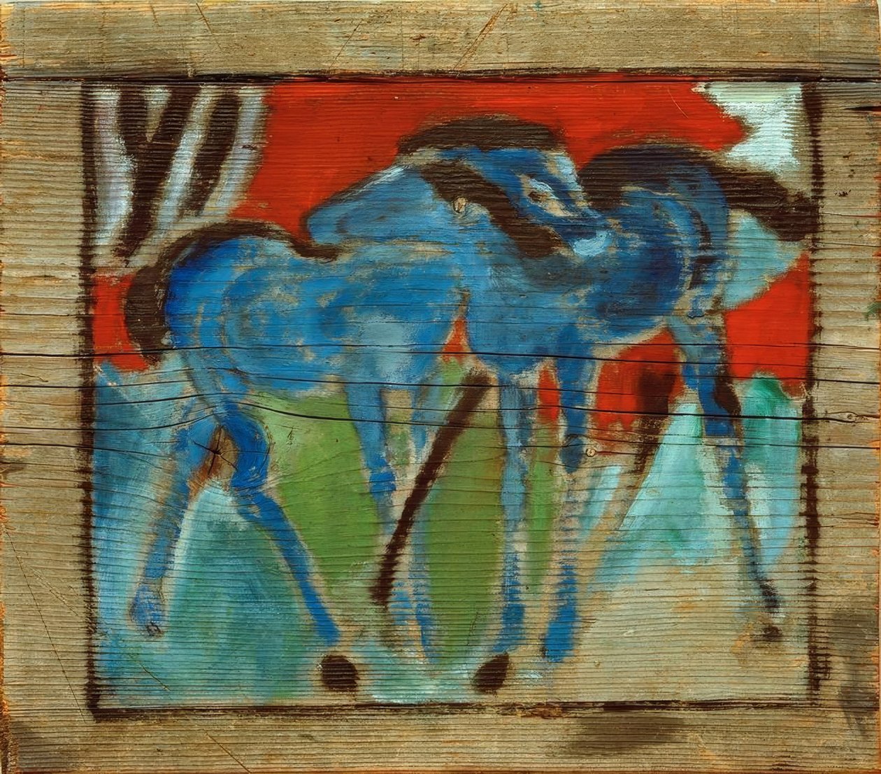Potros azuis de Franz Marc
