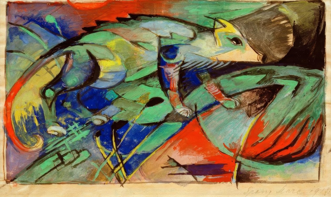 camaleão de Franz Marc