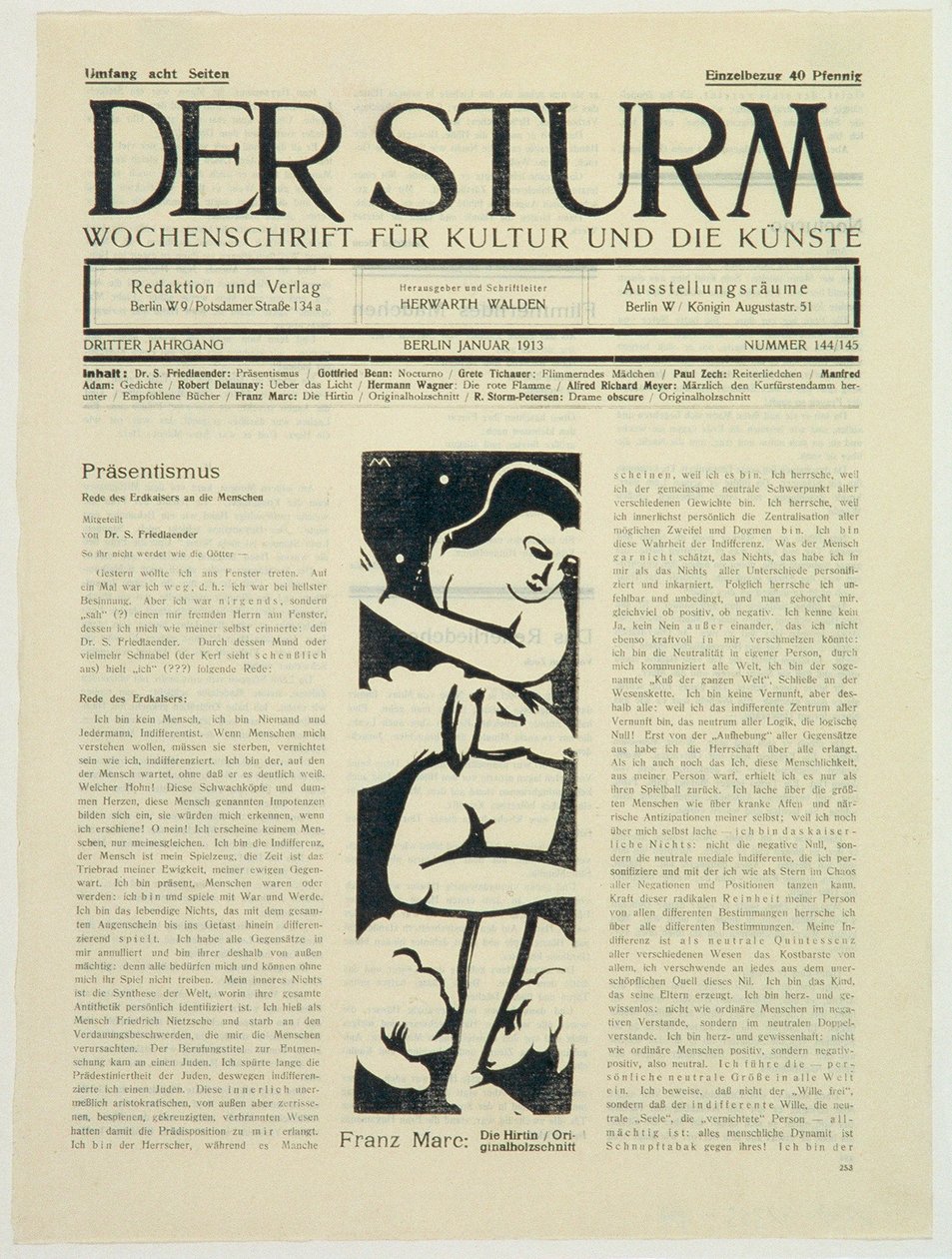 A Pastora de Franz Marc
