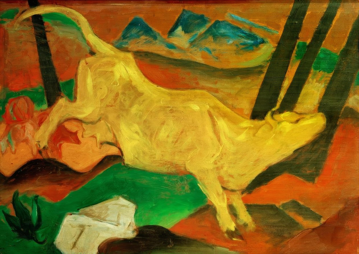 A vaca amarela de Franz Marc