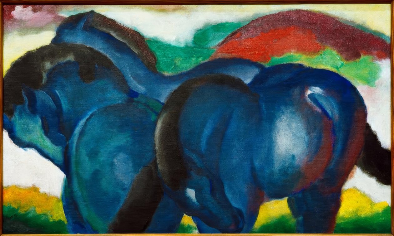 Os cavalinhos azuis de Franz Marc