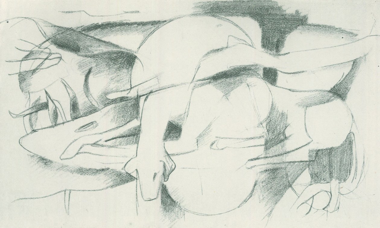 Franz Marc - Caderno de desenho do campo - Folha 04 de Franz Marc