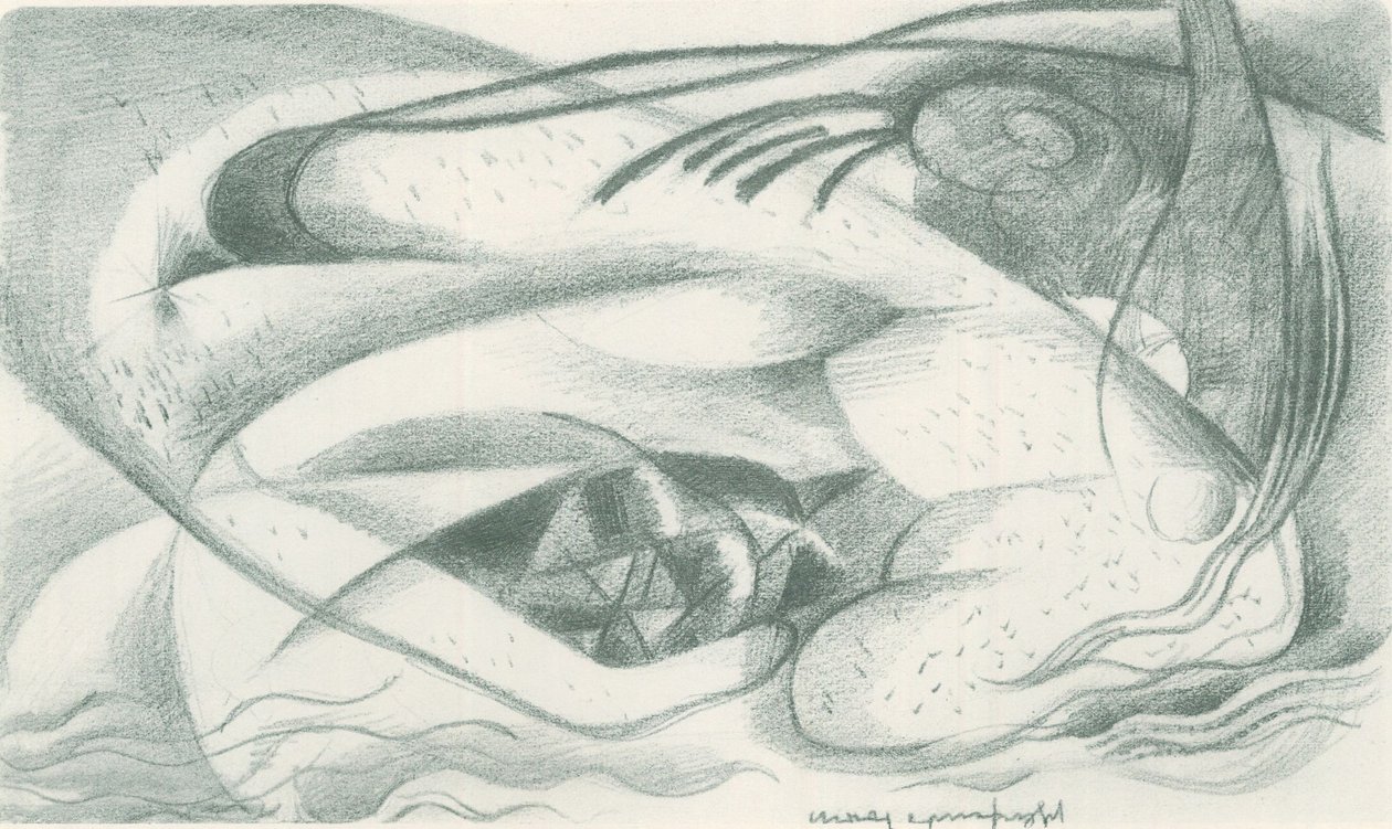 Franz Marc - Caderno de esboços do campo - Folha 23 de Franz Marc