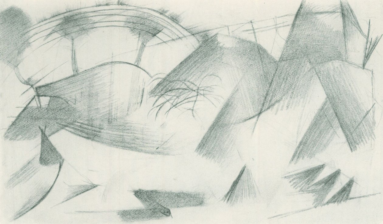 Franz Marc - Caderno de esboços do campo - Folha 33 de Franz Marc
