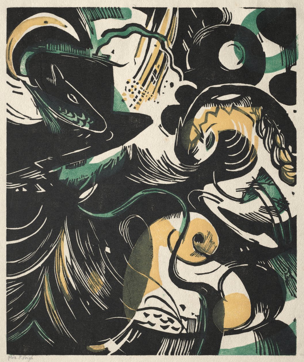Gênesis II de Franz Marc