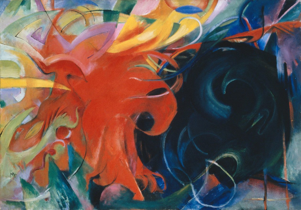 Formas em luta de Franz Marc