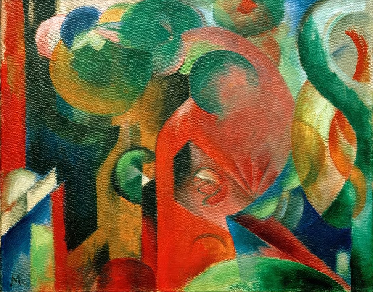 Pequena composição III de Franz Marc