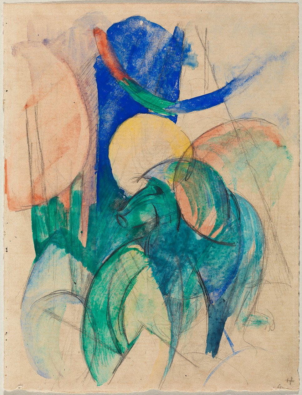 Mandrill de Franz Marc