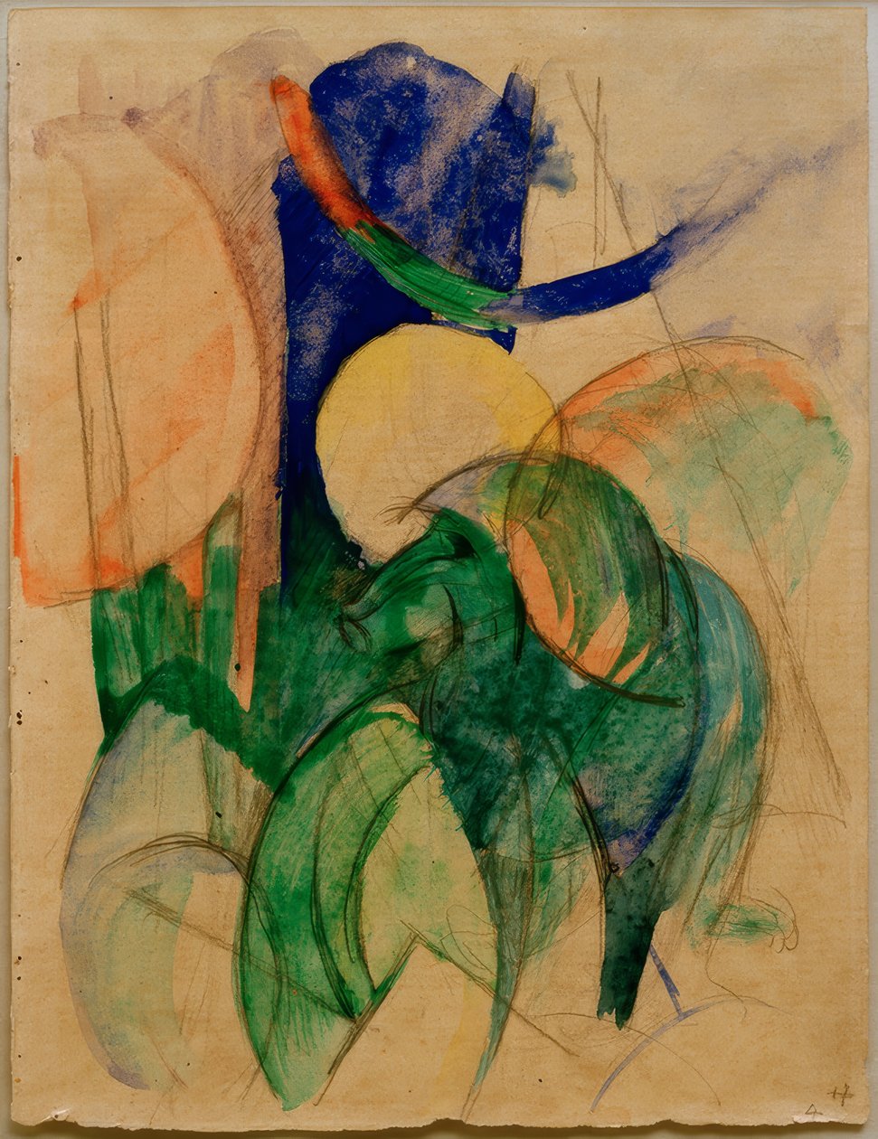 Mandrill de Franz Marc