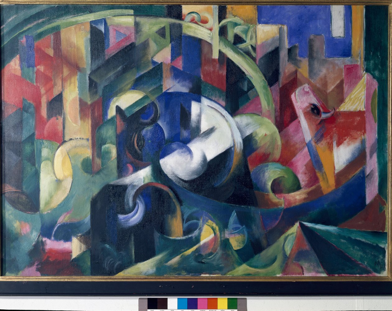 Pintura com bois de Franz Marc