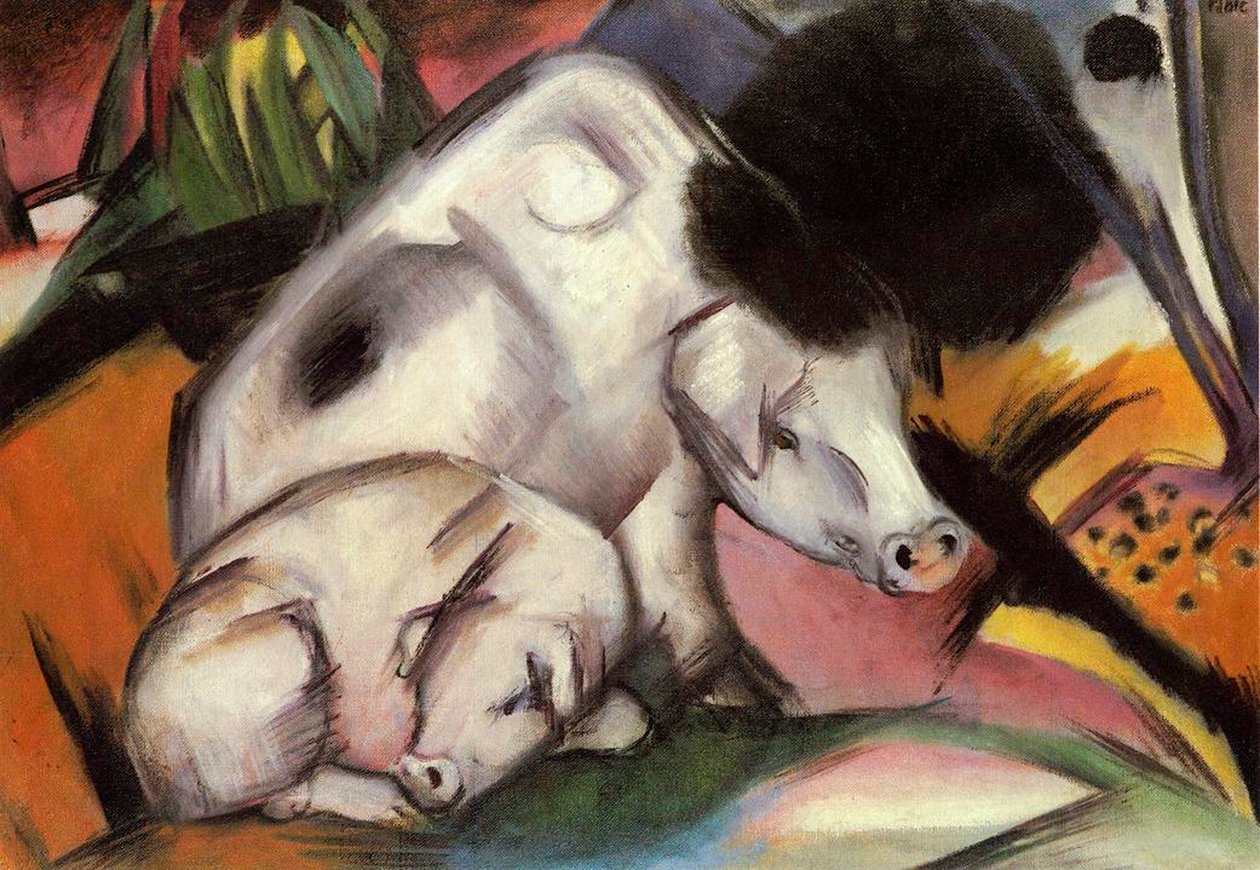 Porcos de Franz Marc