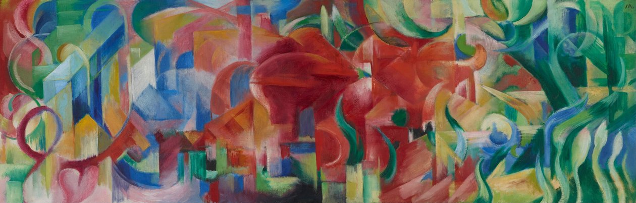 Formas de jogo de Franz Marc