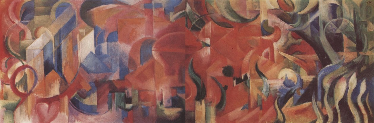 Formas de jogo de Franz Marc