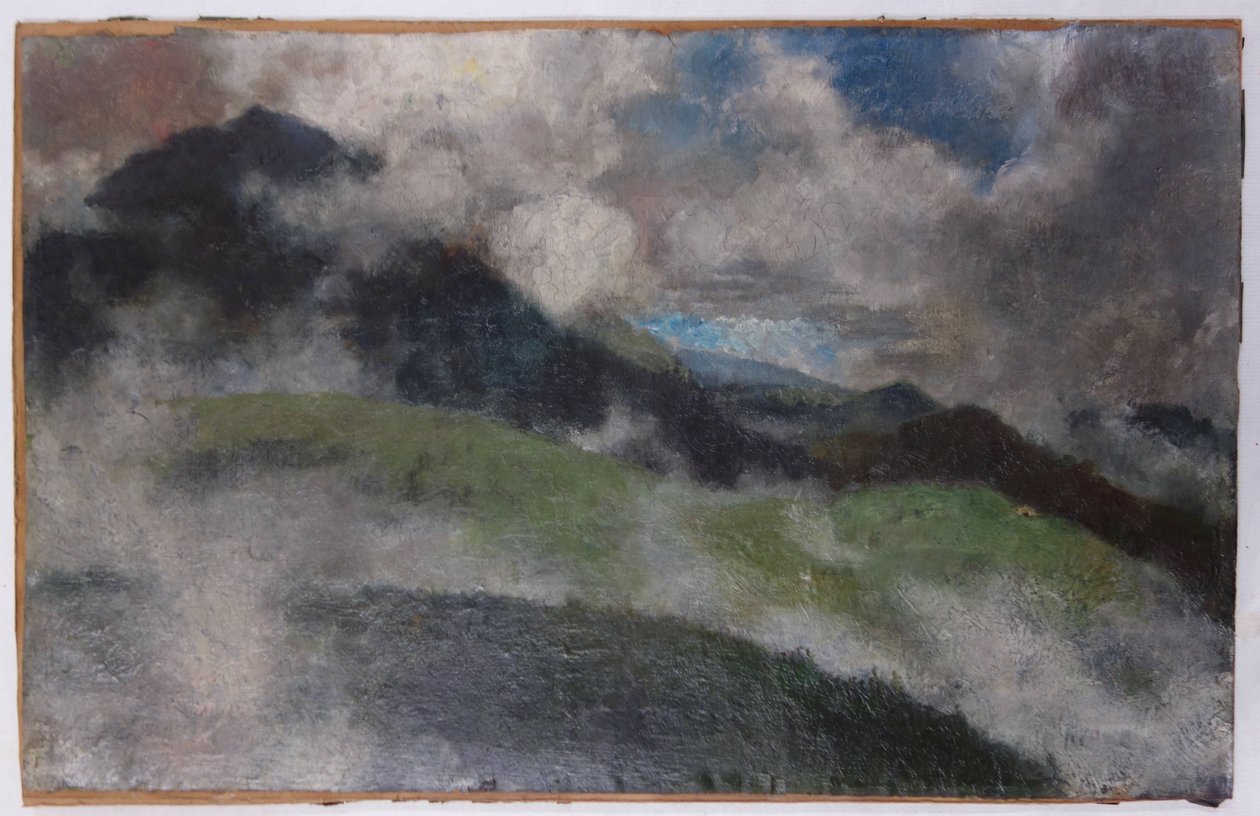 Névoa que se eleva de Franz Marc