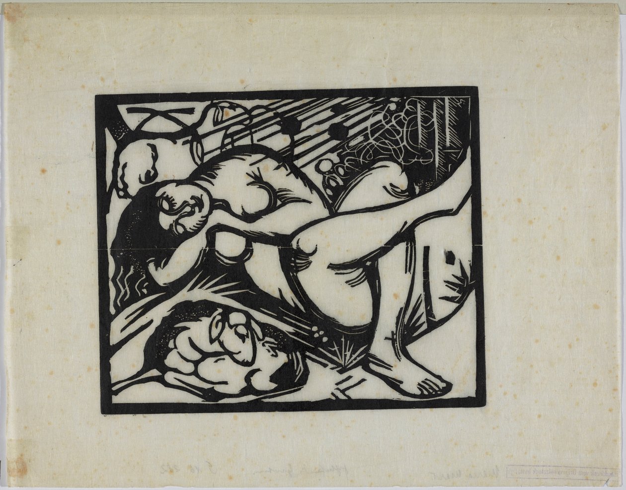 Pastora-dormideira de Franz Marc