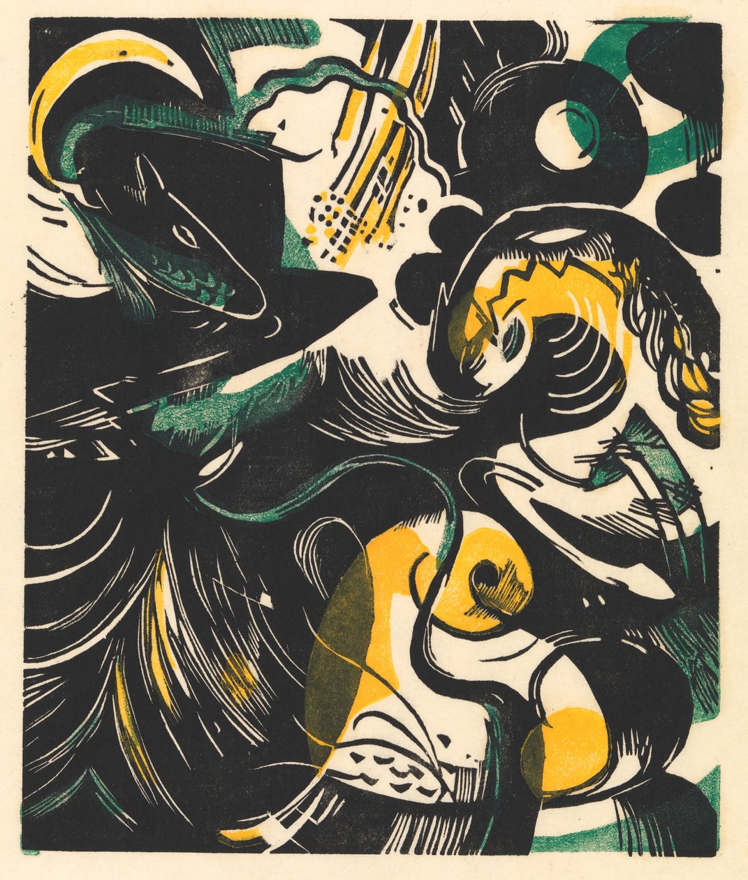 História da criação II de Franz Marc