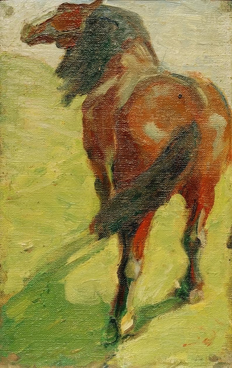 Estudo de um cavalo de Franz Marc