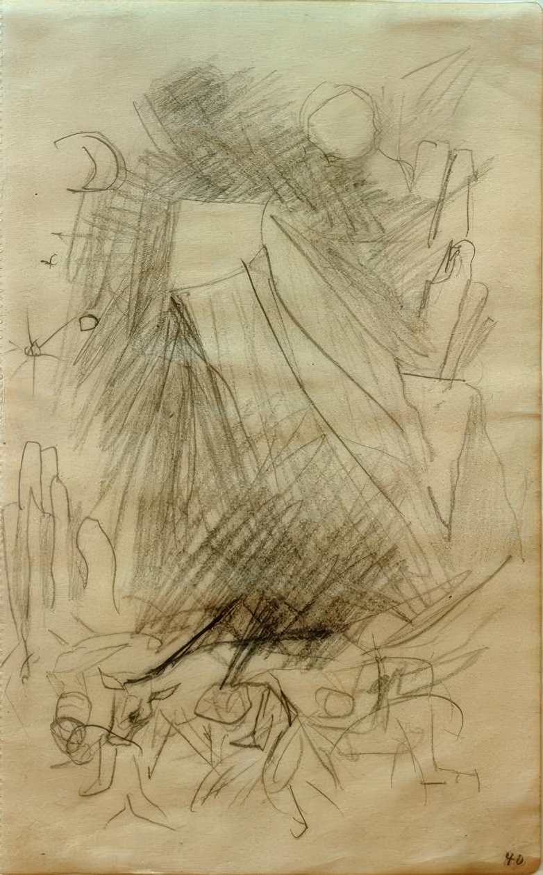 Montanha caindo de Franz Marc