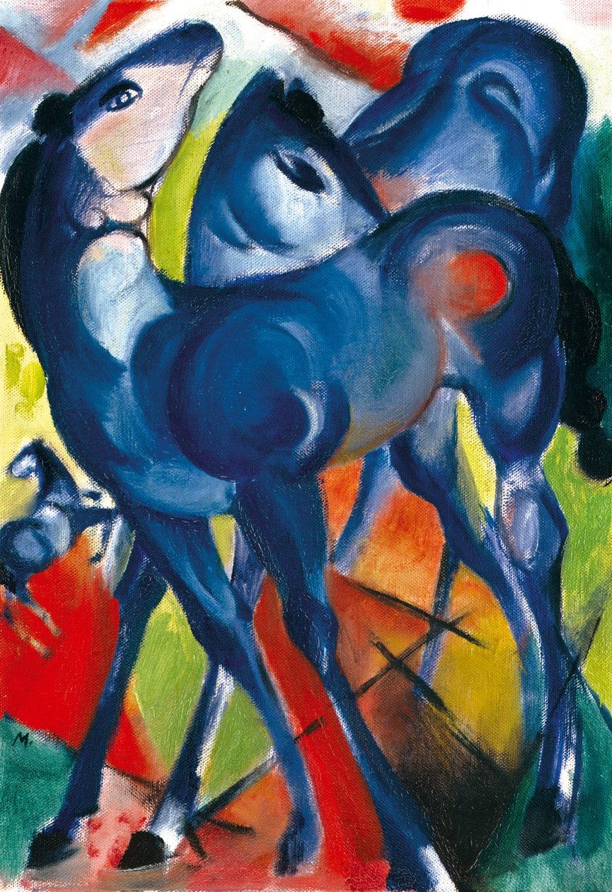 Os potros azuis de Franz Marc