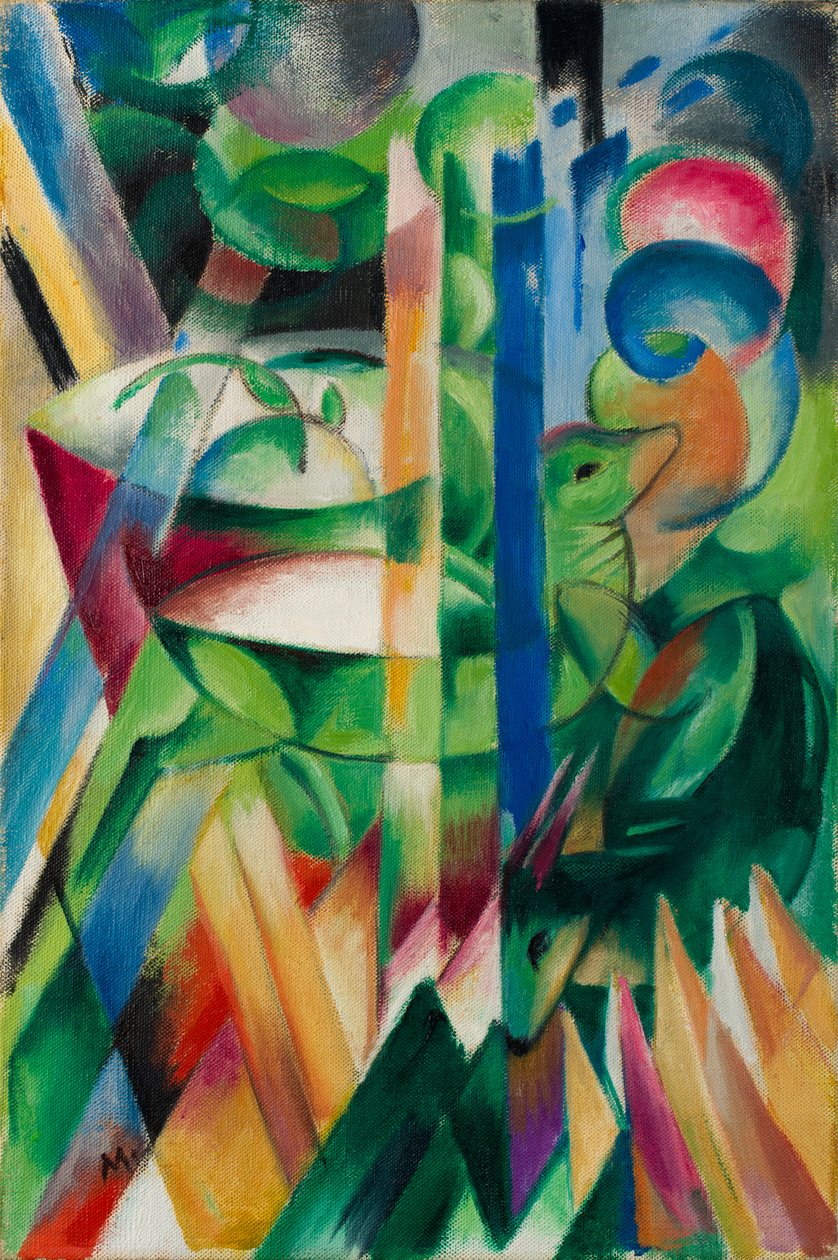 As cabras da montanha de Franz Marc