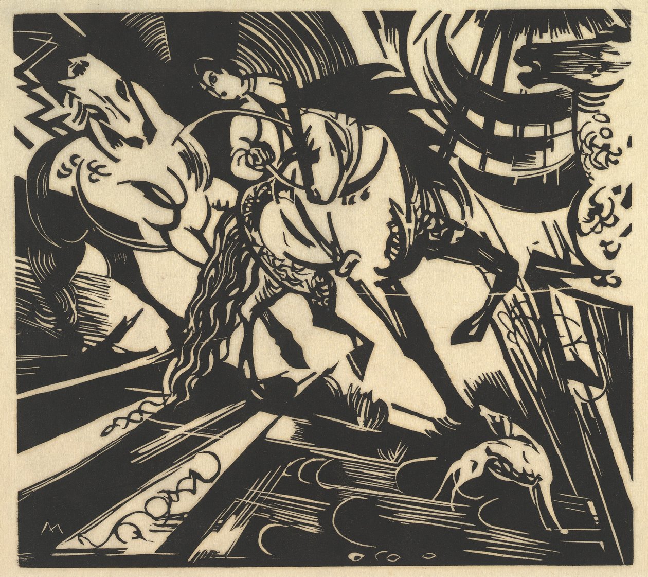 A escola de equitação de Franz Marc