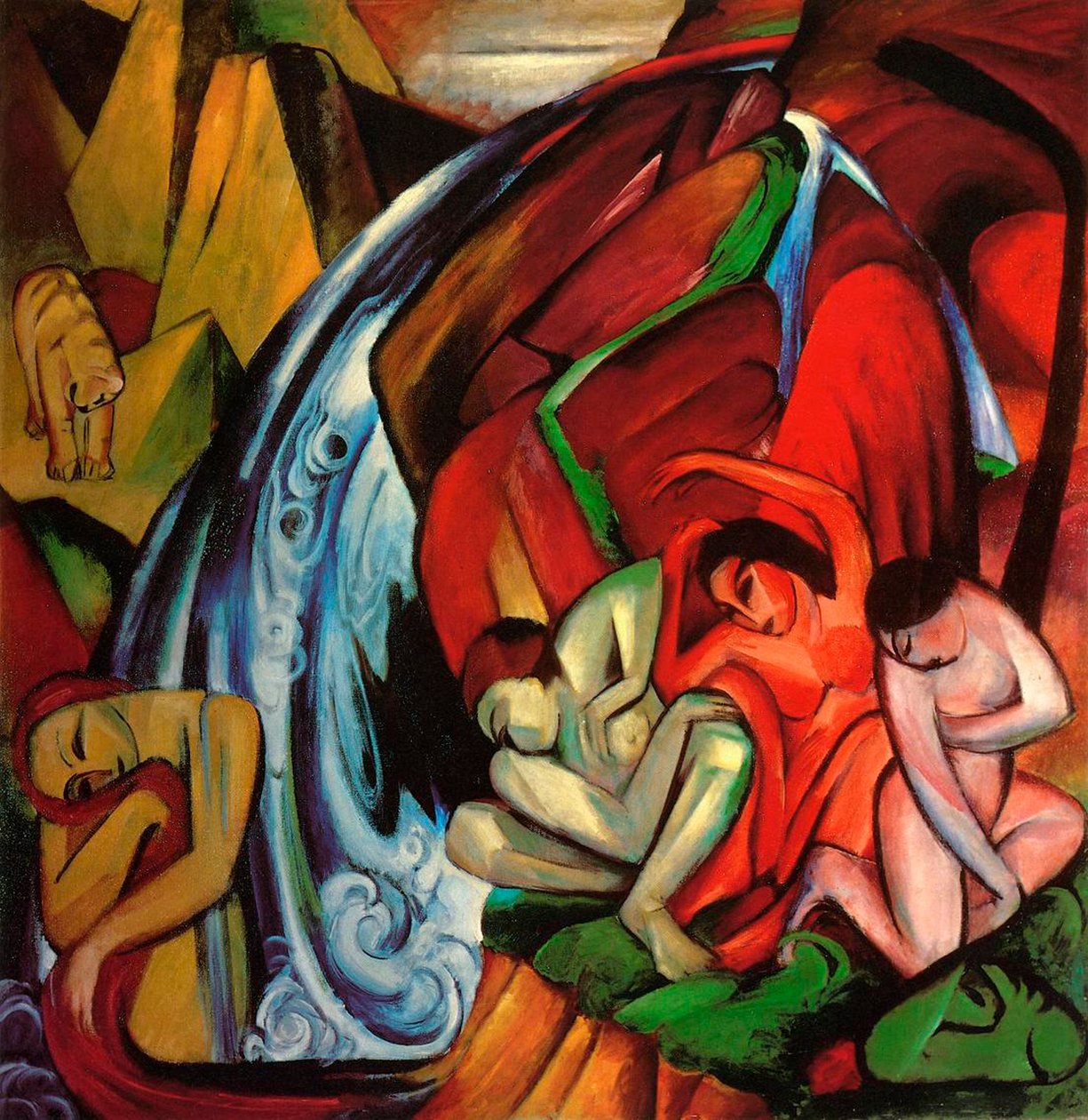 A cachoeira de Franz Marc