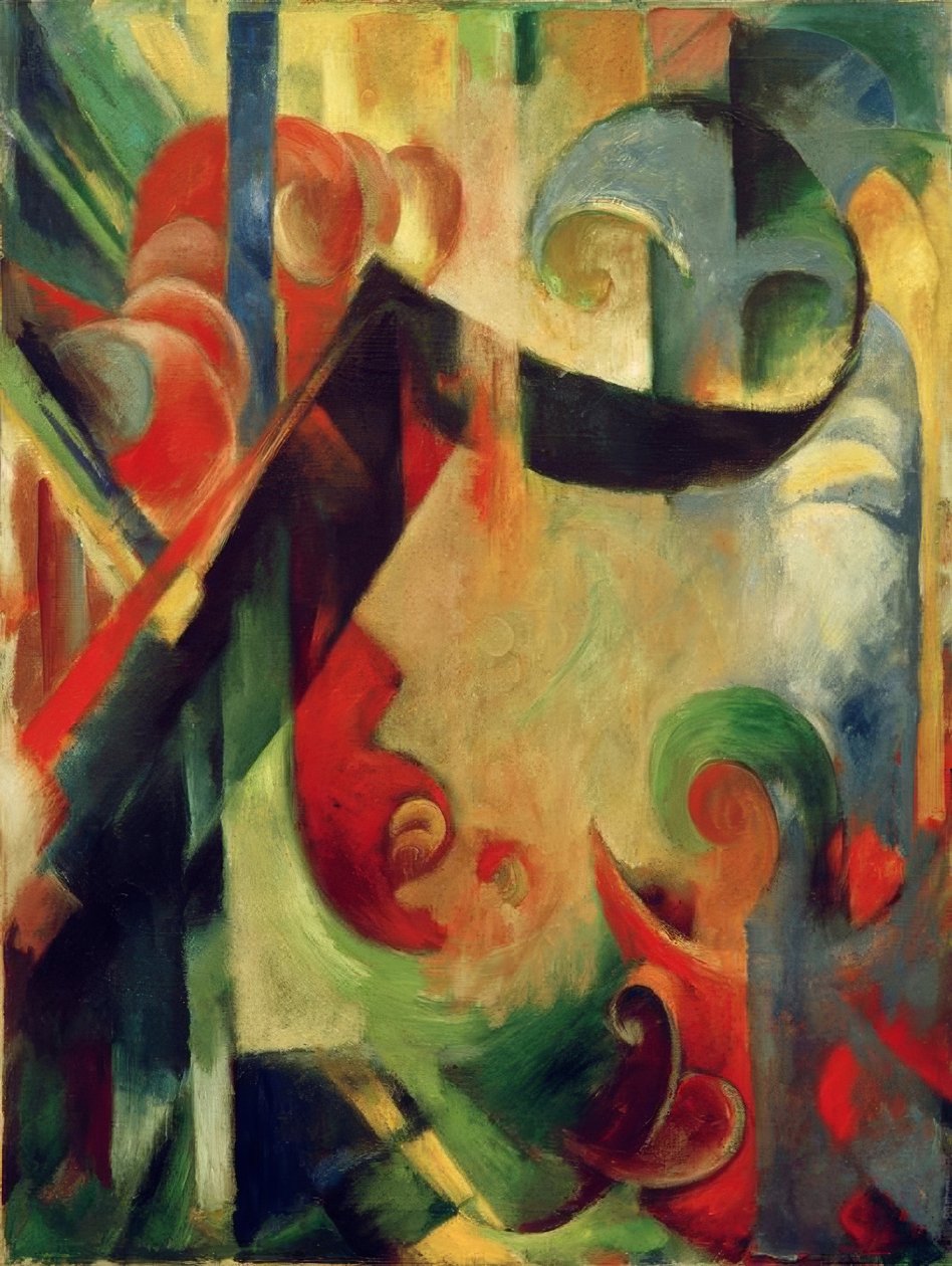 Formas quebradas de Franz Marc