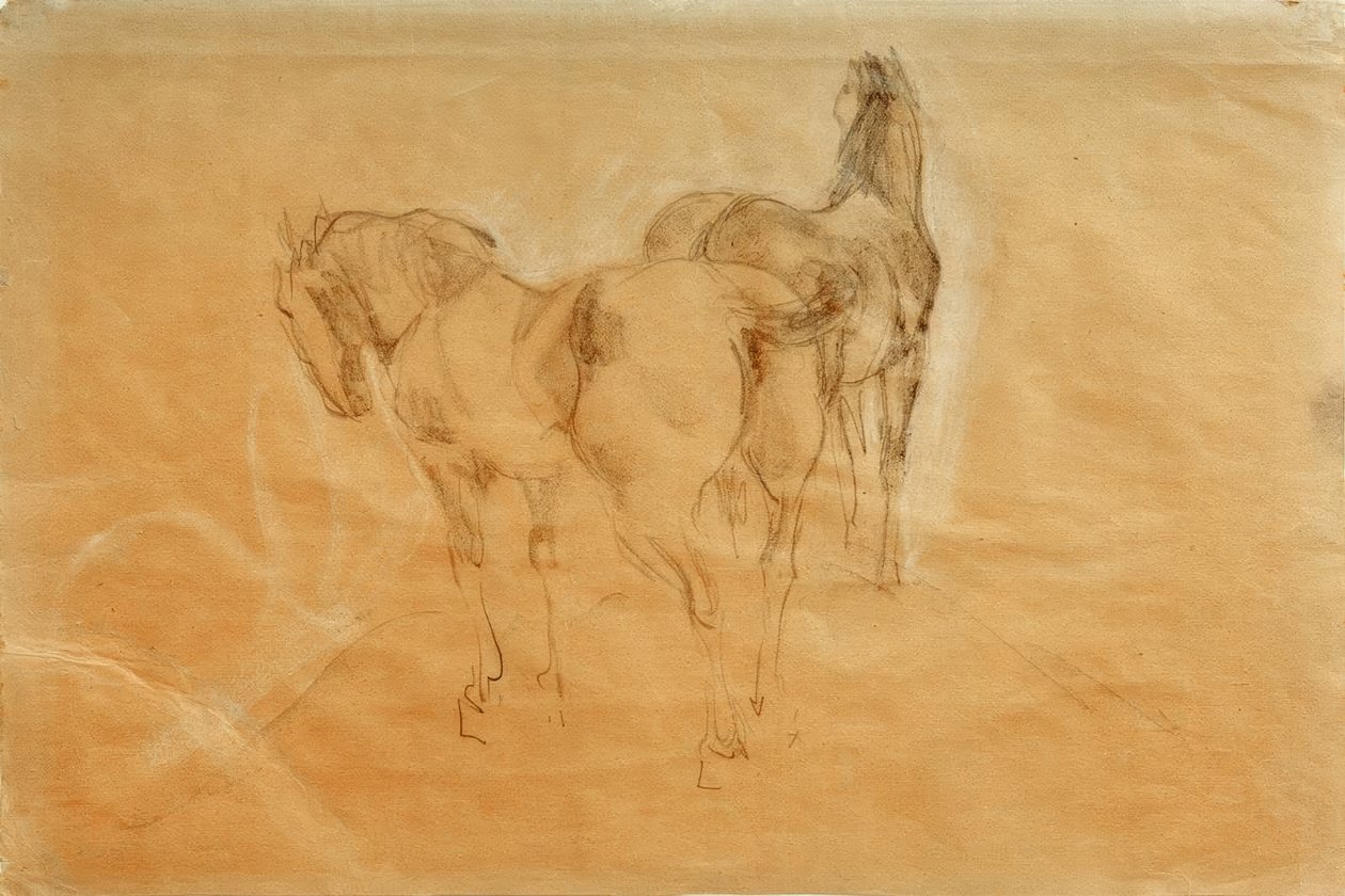 Dois cavalos de Franz Marc