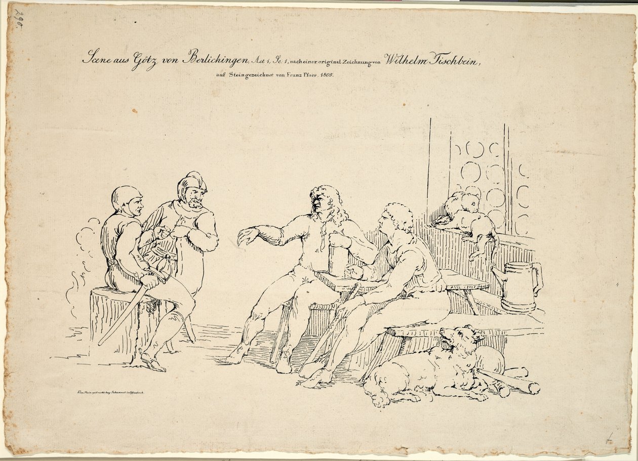 Ato 1, Cena 1 de Götz van Berlichingen de Franz Pforr
