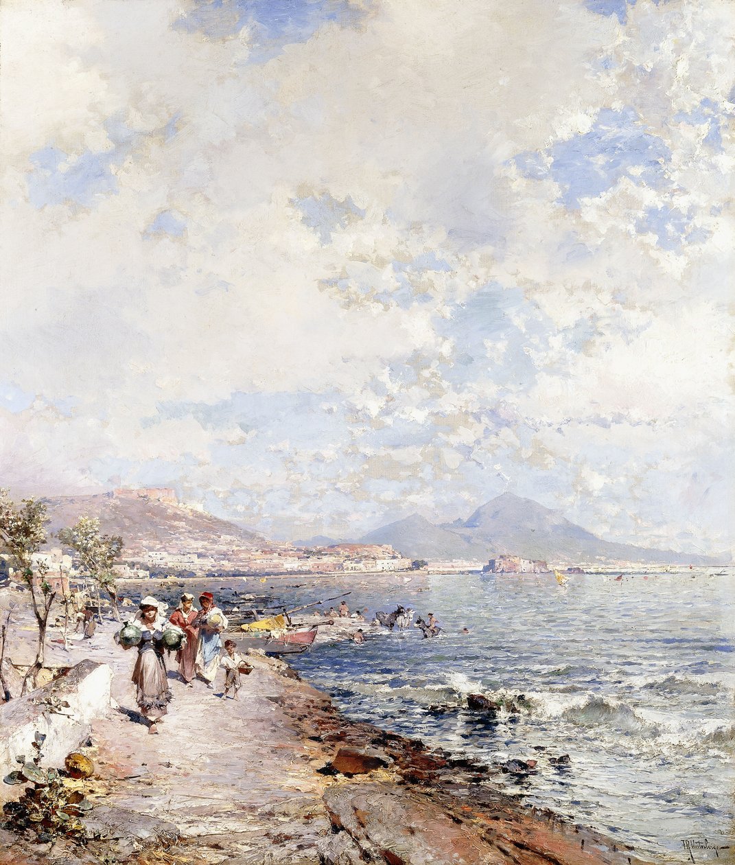 Posilipo, Nápoles, de Franz Richard Unterberger