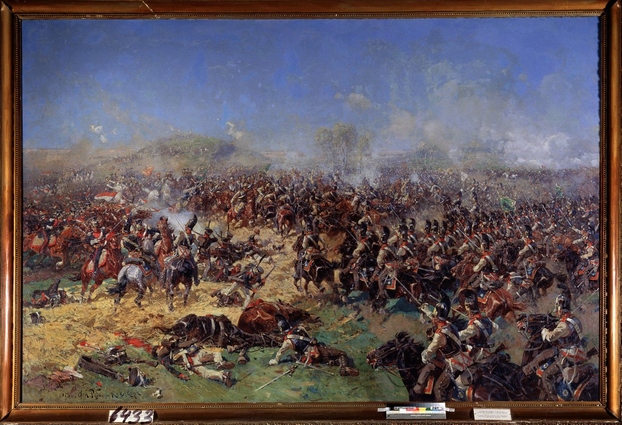 Campanha russa (1812): a batalha de Borodino (ou batalha de Moskva), 26 de agosto de 1812 (ou 7 de setembro de 1812), terceiro ataque francês (A batalha de Borodino em 26 de agosto de Franz Roubaud