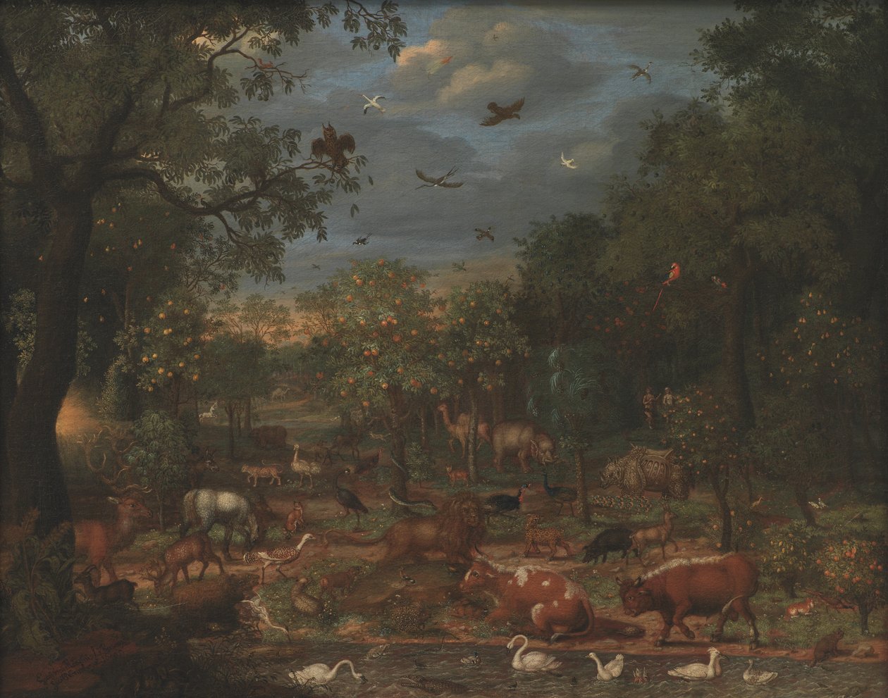 Paraíso antes da queda do homem de Franz Rösel von Rosenhof