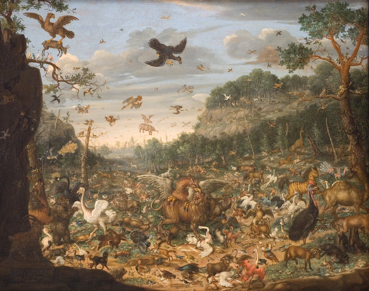 A Terra após a Queda do Homem de Franz Rösel von Rosenhof