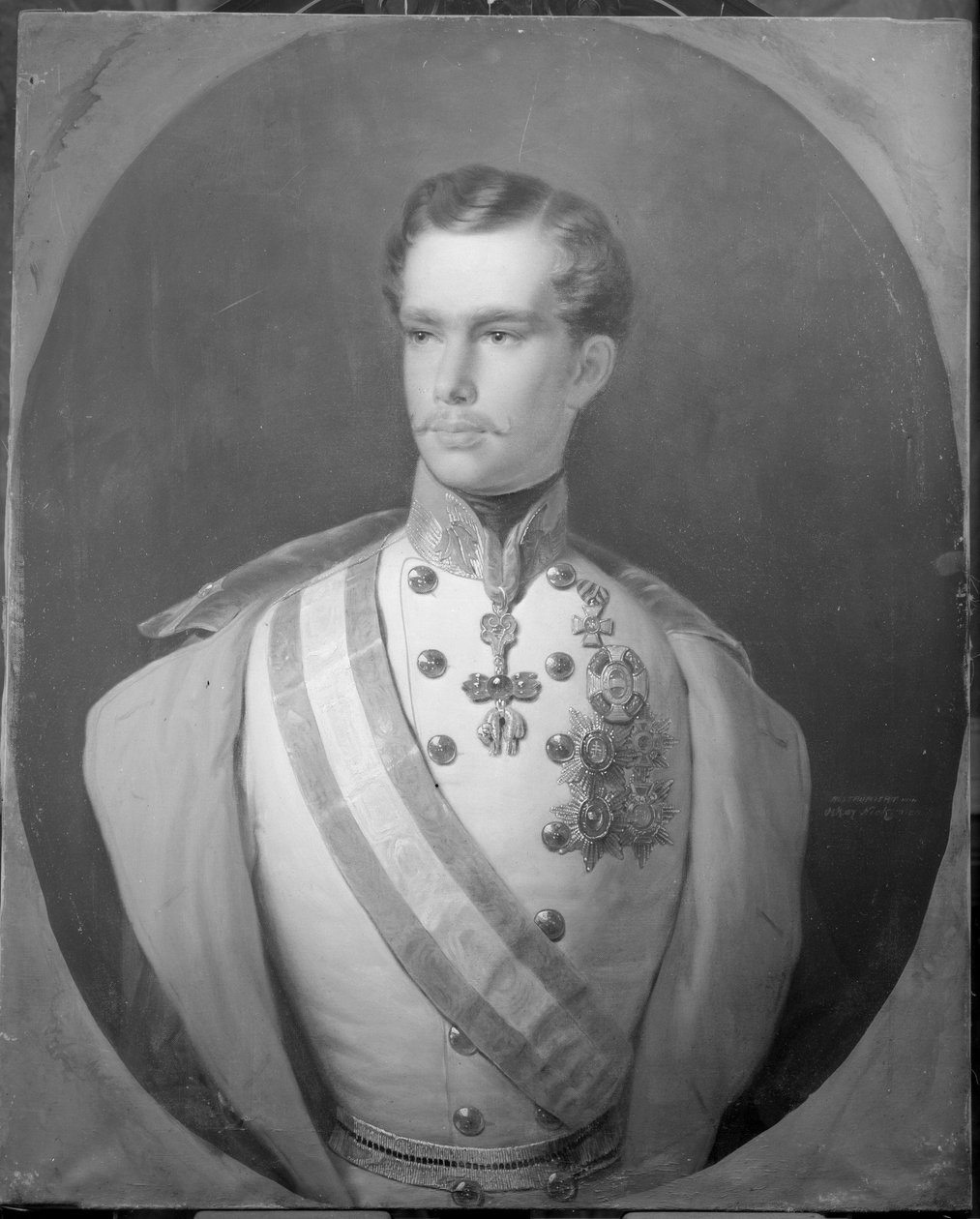 Imperador da Áustria Franz Joseph I de Franz Schrotzberg