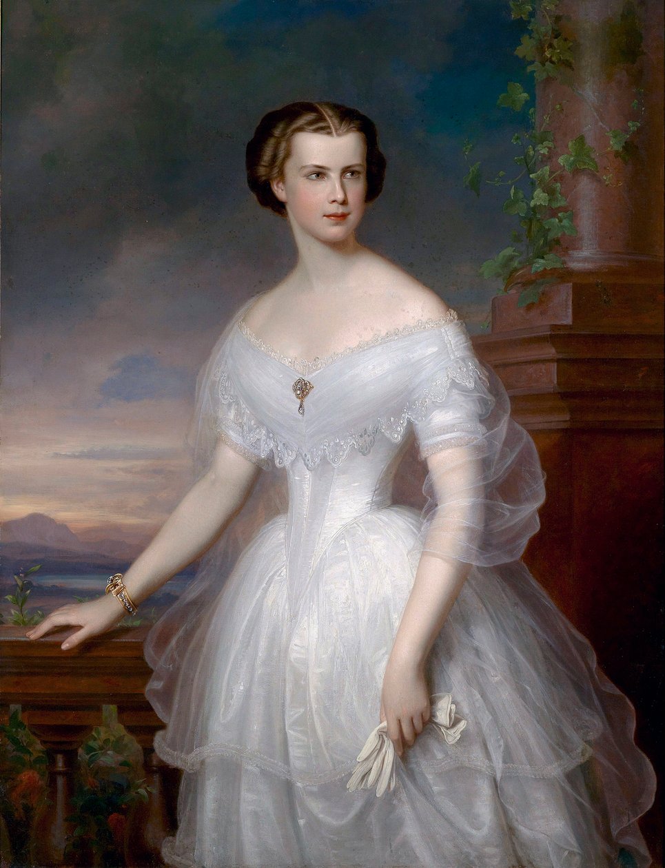 "Retrato de Elisabeth de Wittelsbach (1837-1898) (sissi ou sisi), imperatrice d