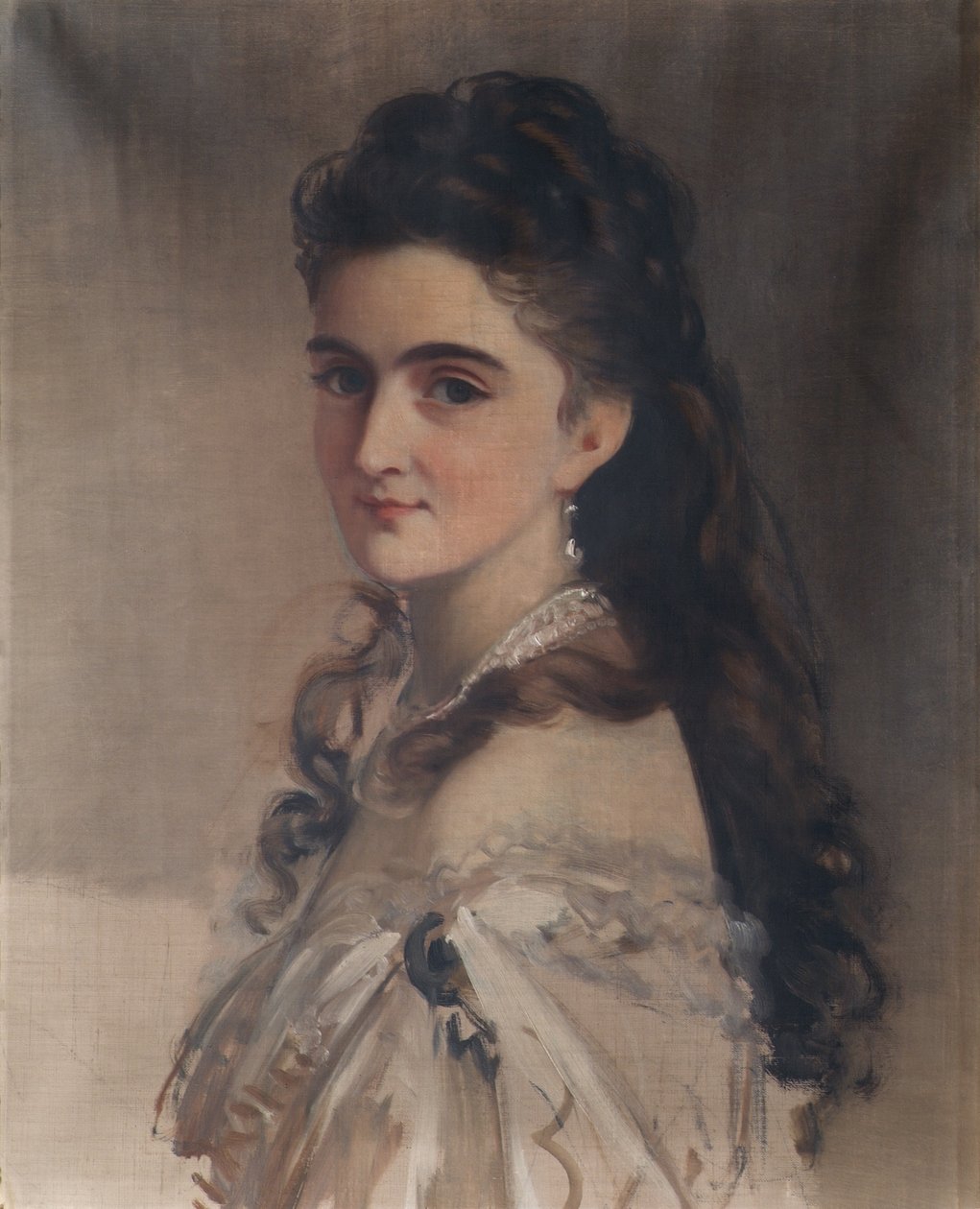 Sidonie Schrotzberg, née Stohl, a segunda esposa do artista de Franz Schrotzberg