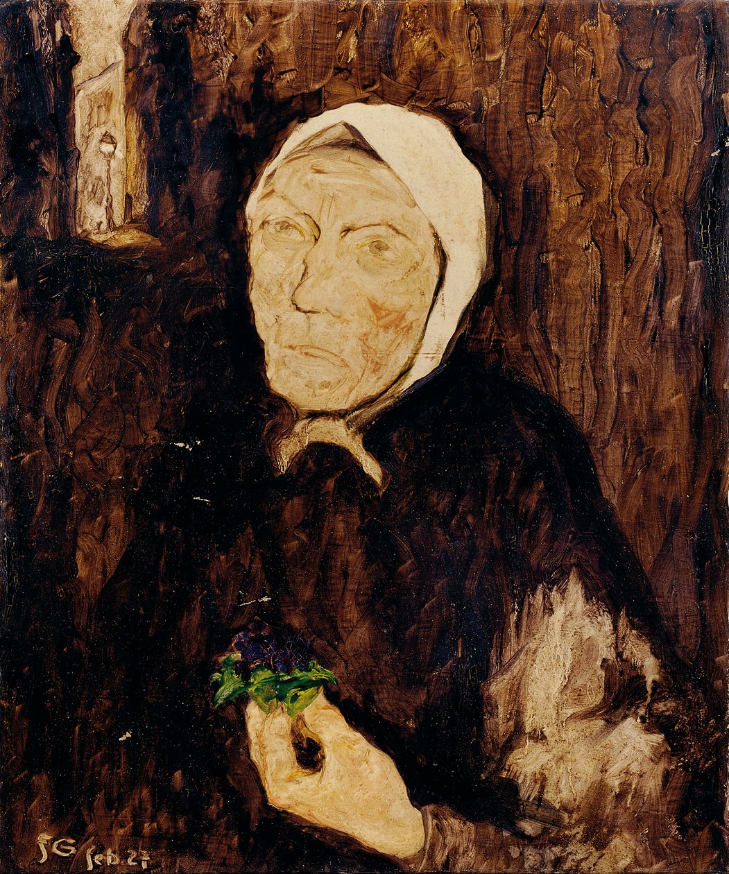 A Violet Saleswoman de Franz Secky
