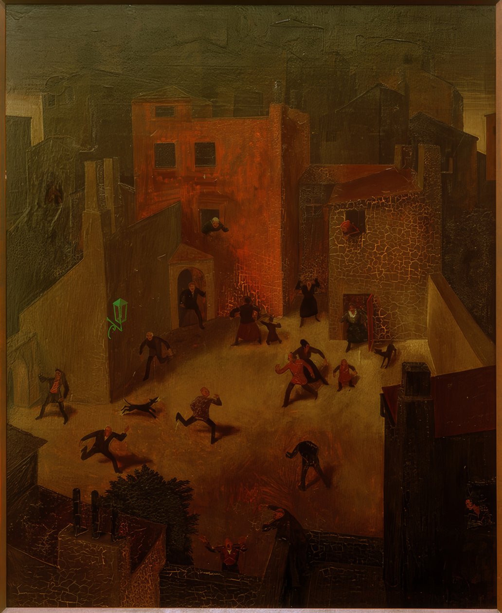 F.Sedlacek, paisagem urbana de Franz Sedlacek