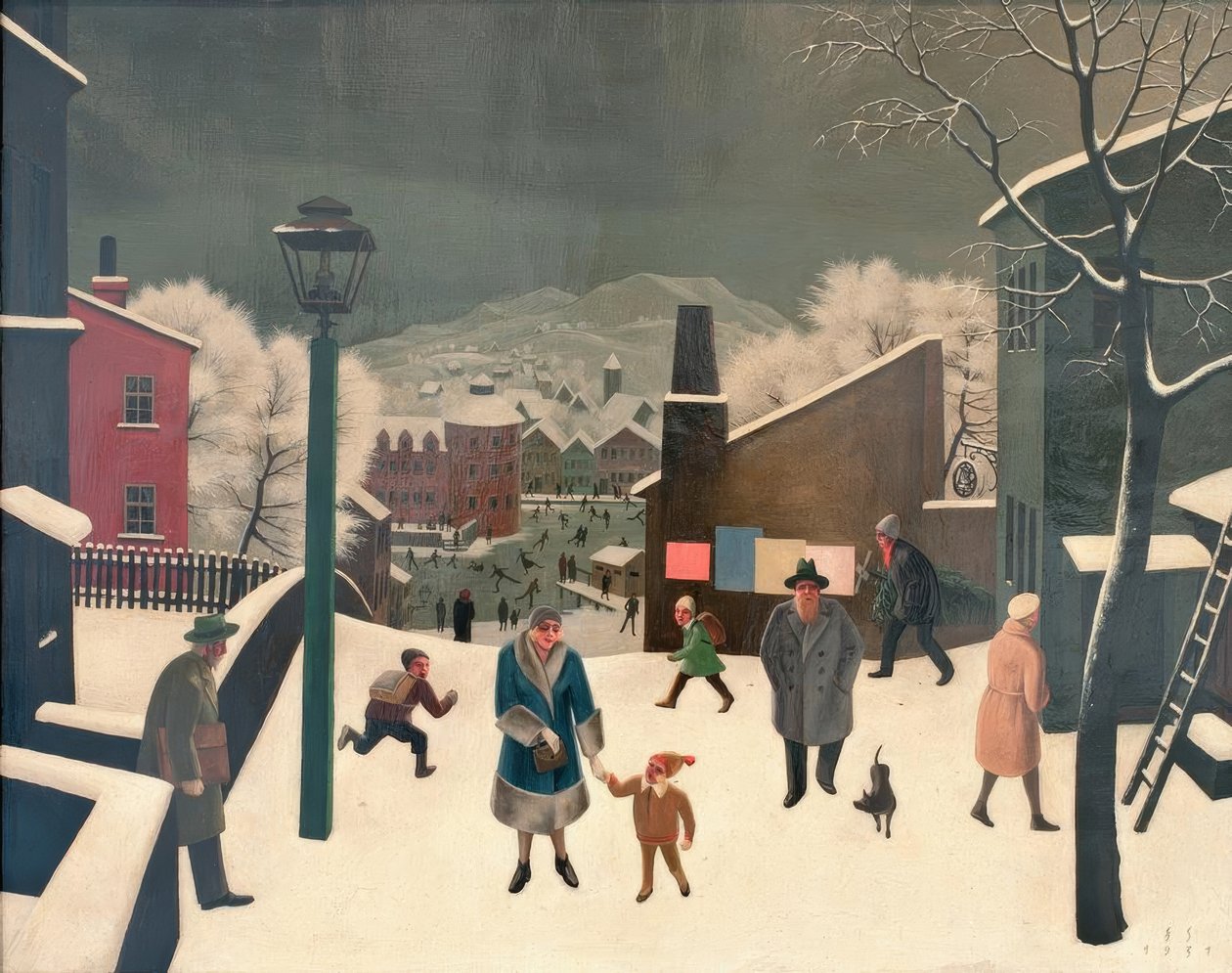 Inverno na cidade I de Franz Sedlacek