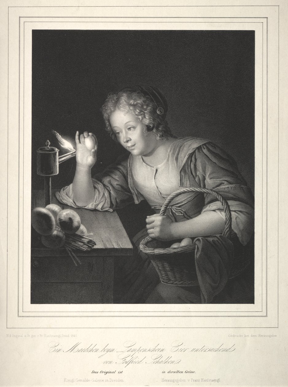 Ovos de Ovos de Menina de Franz Seraph Hanfstaengl