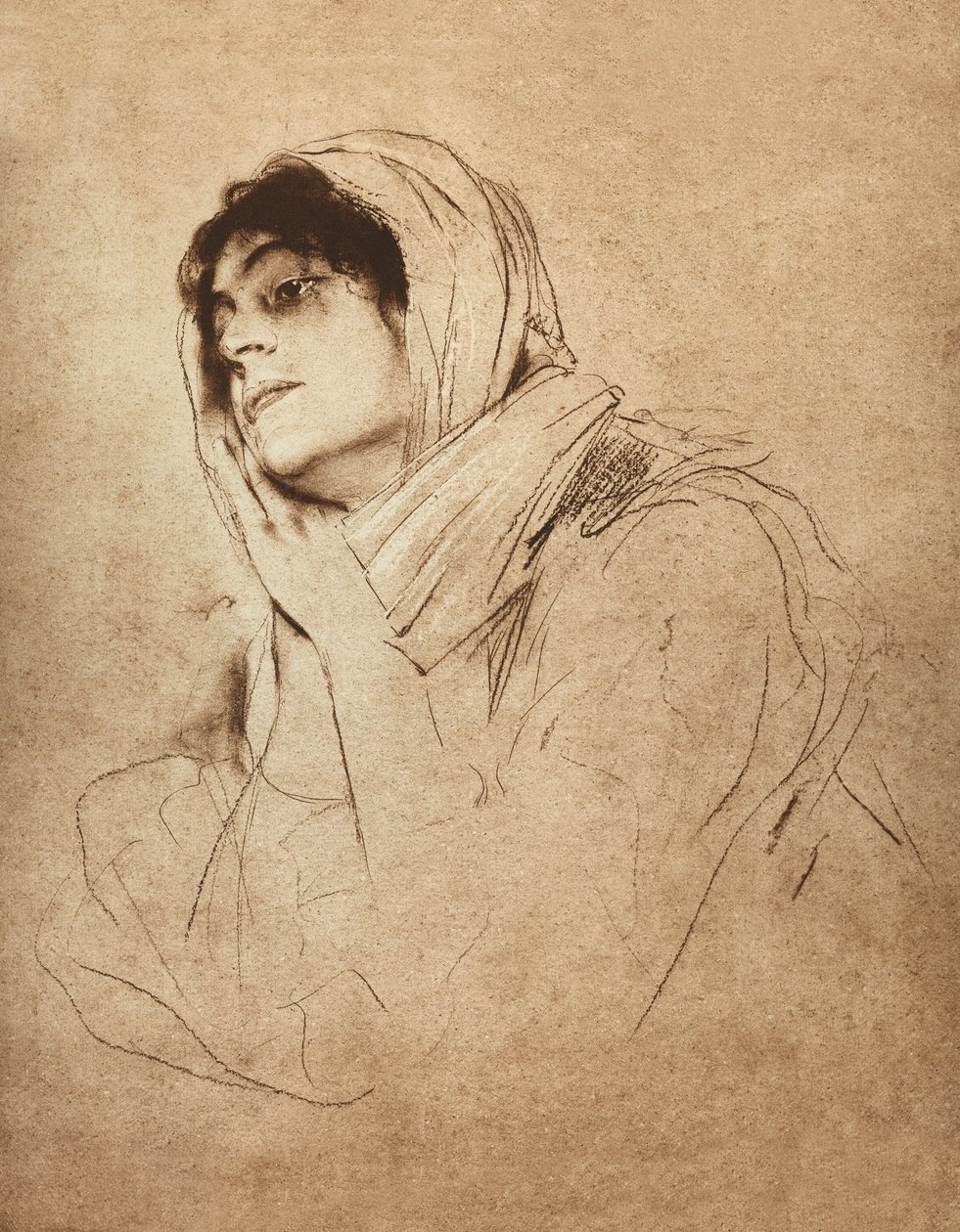 Eleonora Duse de Franz Seraph von Lenbach