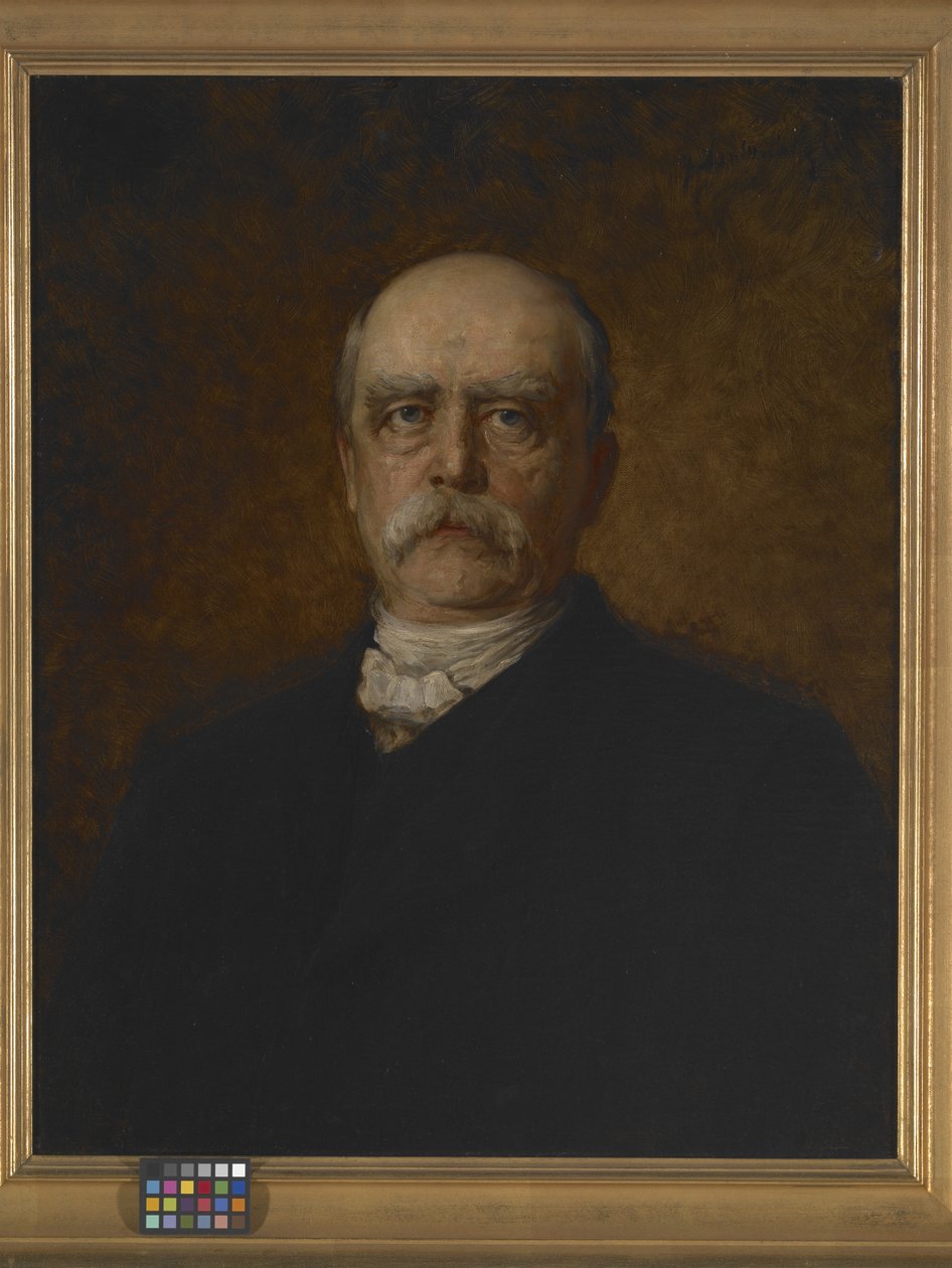 Retrato de Otto Eduard Leopold Von Bismarck (óleo sobre tela) de Franz Seraph von Lenbach