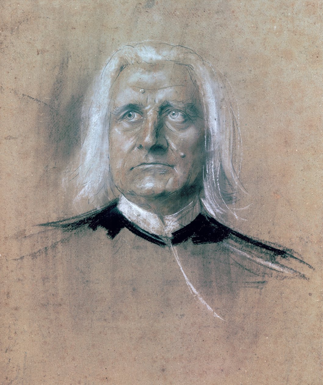 Retrato de Franz Liszt (Pilhagem de Franz Seraph von Lenbach